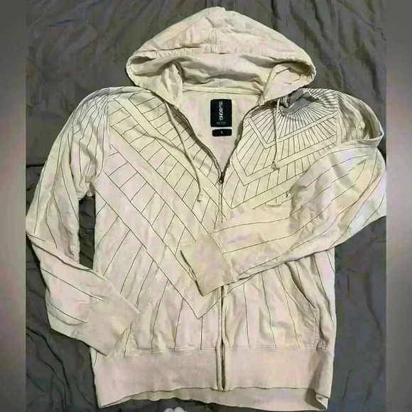 Billabong men’s hoodie off  white size large - Picture 6 of 6